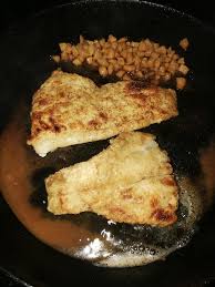 Mystery Lovers Kitchen Pan Fried Cod With Scrunchions From Mike Martin With Giveaway