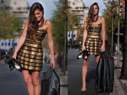 Black And Gold Party Dress Fashionista Now 12 Black Gold Party Outfits Fashion Inspiration Mini Dress Party Dresses Perfect Dress