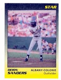While this allows collectors to pick them up very inexpensively, they have minimal value. Deion Sanders Baseball Card 1989 Star 23 Columbus Clippers Yankees Dallas Cowboys Falcons Hall Of Famer Pre Rookie Card