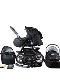 Das ist für die meisten eltern nicht nur. Bergsteiger 10tlg Set Kombi Kinderwagen Milano In Schwarz Gunstig Kaufen Limango