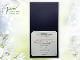 Mehendi & sangeet invitations marigold strings sangeet. Blue And Gold Wedding Invitation Card Regal Stationery