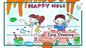 Choose your favorite festival drawings from millions of available designs. How To Draw Friends Celebrating Holi Festival Drawing Tutorial For Beginners Youtube