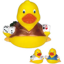 Rubber Casino Duck Rubber Casino Duck Duck With Shirt And Dice In One Hand And Cards In The Other Hand Great For The Employee Or Cl Duck Rubber Rubber Duck