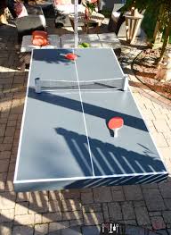 An outdoor ping pong table can be a fun addition to any home. I Made A Ping Pong Table 100 Things 2 Do