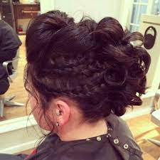 Faux Hawk Updo For My Sister S Wedding Loved It Wedding Hairstyles For Long Hair Long Hair Styles Short Hair Styles