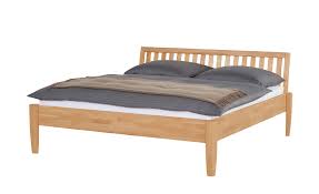 Bett buche 140x200 massivholz, 70 cm betthöhe. Massivholz Bettgestell Timber 140 Cm Buche Natur