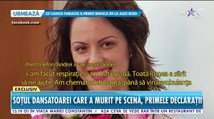 Adaugat in 18.07.2015, jucat de 617 ori, votat de 0 ori. SoÈul Dansatoarei Care A Murit Pe ScenÄ DeclaraÈii CutremurÄtoare Youtube