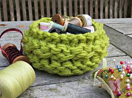 Pattern attributes and techniques include: Knitting Patterns Galore Chunky Basket