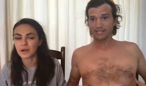 Ashton kutcher reveals wife mila kunis talked him out of joining next virgin galactic space flight. Ashton Kutcher Goes Shirtless On Fallon Mila Kunis Reveals What His Chest Hair Is Shaped Like Ashton Kutcher Mila Kunis Shirtless Just Jared