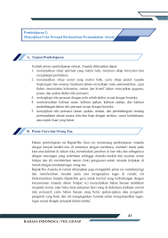 Kata teknis adalah kata atau gabungan kata khas yang bersinggungan dengan bidang tertentu. Modul Pjj Bahasa Indonesia Kelas 8 Semester Genap Ok Unduh Buku 51 100 Halaman Pubhtml5