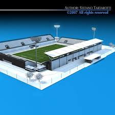 Soccer Stadium 3d Model In 2020 Stadium Soccer Stadium Stadium Design