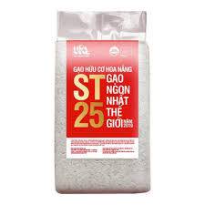 Gạo ST25 hữu cơ Hoa Nắng 1kg – CON NGỖNG VÀNG
