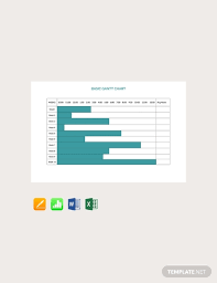 free basic gantt chart template pdf word excel