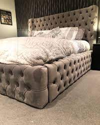 The Luxury Bed Company On Instagram Luciano Bed Charcoal Soft Velvet Button Detail Bed Bedroom Bedro Luxury Bedding Bed Bed Company