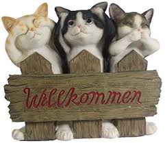 Willkommen Schild 3 Katzen Garten Dekofigur Deko Dekoration Tierdeko Garten Ideen Gestaltung Garten Deko Garten Dekoration Ga Dekoration Deko Terassen Ideen