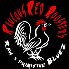This is not a copy or print or. Raucous Red Roosters Raw Primitive Bluez