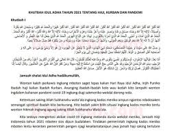 We did not find results for: Contoh Khutbah Idul Adha 2021 Singkat Terbaru Yang Membuat Menangis