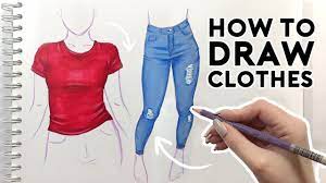 Let's start 2020 off right, so here's another tutorial for you guys, this time we gonna try to learn how to draw clothes. How To Draw Clothes Sketching Coloring Tutorial Youtube