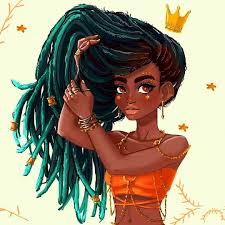 Black Art Black Female Cartoon Pin By D E J A On Beautiful Black Art Black Art Black Love Art Black Girl Art