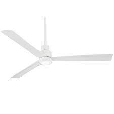 The benefits of investing in an outdoor fan. Minka Aire F786 Whf Simple 44 Inch Wifi Capable Outdoor Ceiling Fan In Flat White With 3 Flat White Blade