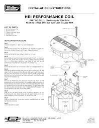 Install coil as per unilite electronic ignition instructions. Mallory Hei Ignition Coil Wiring Diagram Wiring Diagram Schema Stamp Energy Stamp Energy Atmosphereconcept It