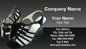 You can print business cards easily using our online visiting card maker. Footwear Business Cards