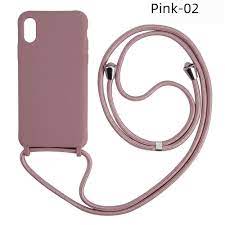 Luxury Chain Necklace Silicone Cell Phone Cases With Lanyard Neck Strap Rope For Iphone 11 Pro Max 11 7 8 Plu Silicone Phone Case Phone Cases Cheap Phone Cases