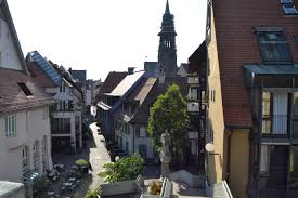 a walk through freiburg germany tall girl big world