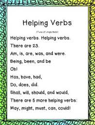 Helping Verbs Sign Helping Verbs Teaching Language Arts Grammar Lessons