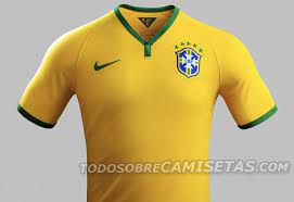 Todo Sobre Camisetas Oficial Nueva Camiseta Nike Dominque Dubois De Brasil Mundial 2014 Camisetas Mundial De Futbol Camisetas Nike