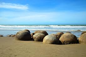 There's no better reason to visit koehoe beach than to skip along giant rock formations, carved out about 65 million years ago. Moeraki Boulders Beach In New Zealand Stock Image Image Of South Stone 115094467