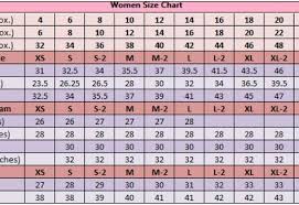 Women Measurement Size Chart Dress Size 10 Measurements R