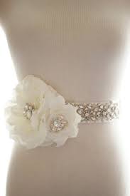 Rhinestone Crystal Silk Flower Bridal Belt Wedding Sash Crystal Bridal Sash Bridal Belt Wedding Belts Wedding Dress Belt