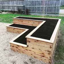 Kundenspezifische Modbox L Formig Mit Zwei Ebenen 24 Mx 24 Mx 60 Cm Hoch Mod Garden Boxes Raised Diy Garden Bed Diy Raised Garden