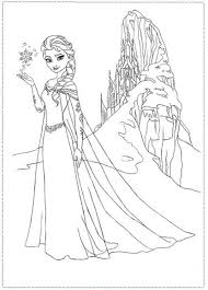 Anna And Elsa Coloring Pages Printable Haramiran