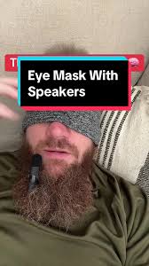 Tired of losing your headphones in your sleep? These bluetooth eye masks  with speakers built in solve that issue and stepped up my sleeping up to  the next level! #eyemaskwithbluetooth ...