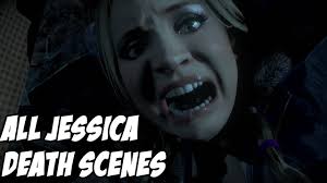 Until Dawn All of Jessica Death Scenes (Obviously Spoilers) - YouTube