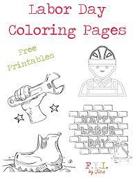 For many, it's the last long weekend before schoo. Labor Day Coloring Pages Free Printable Fyi By Tina