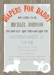 Daddy Diaper Baby Shower Dad Shower Invitation Baby Shower Dad Diaper Party Invitations Baby Shower Invitation Wording