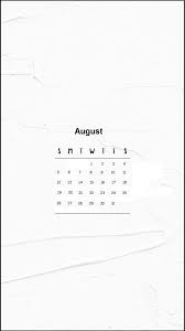 August 2020 Calendar Aesthetic Black And White August 2018 Iphone Calendar Wallpapers Calendar Wallpaper Calendar August Wallpaper