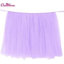 Wedding Party Tulle Tutu Table Skirt Birthday Baby Shower Wedding Table Decorations Diy Craft Supplies Hot Sale Tutu Pembe Etek