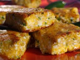 Spicy Polenta Cakes Recipe Food Network Recipes Polenta Cakes Recipes