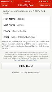 Selected New Time And Date Filled Out Reservation Details My Husband Birthday First Names Reserved