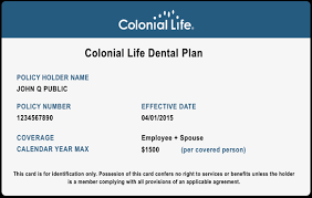 dental vision insurance coverage and plans colonial life