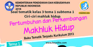 Tipe soal ada tiga, bagian a merupakan soal pilihan ganda, bagian b merupakan soal isian pendek, dan bagian c merupakan soal uraian. Soal Tematik Kelas 3 Tema 1 Subtema 1 Heyulita