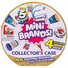 There are over 60 miniature toys and accessories to collect including rare glow in the dark and shimmery minis plus, super rare gold minis. Zuru 5 Surprise Mini Brands Series 2 Collector Case Includes 4 Minis Walmart Com Walmart Com