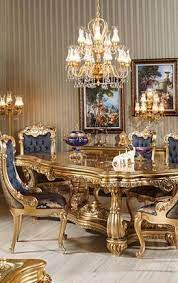 Pin By Sun Young On Furniture Luxury Dining Room Classic Dining Room Furniture Peacock Room Decor