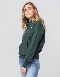 Champion Reverse Weave Green Womens Hoodie Green 325067500 Hoodies Womens Green Hoodie Women Champion Hoodie Women