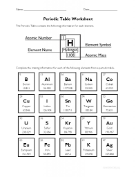 26 Periodic Table Worksheet Answer Key Worksheet Project List