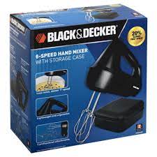 Plus, a special turbo boost adds a power boost at every mixing. Black Decker 6 Speed Hand Mixer With Storage Case 1 Ct Fred Meyer